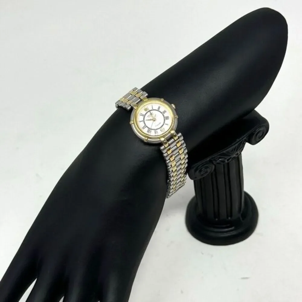 Vintage Orient Chandor 22K Electroplated‎ Quartz Analog Dress Watch New Battery